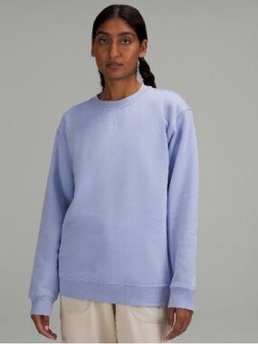 Light Lavender Lululemon all yours crew fleece